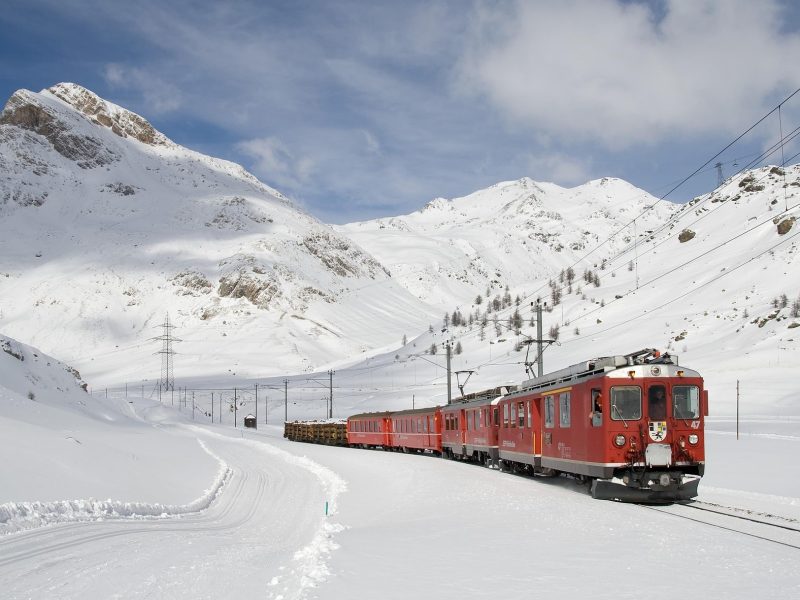 TRENINO ROSSO del BERNINA da ST. MORITZ a TIRANO CHIAVENNA DAL  27 AL 28 FEBBRAIO 2027